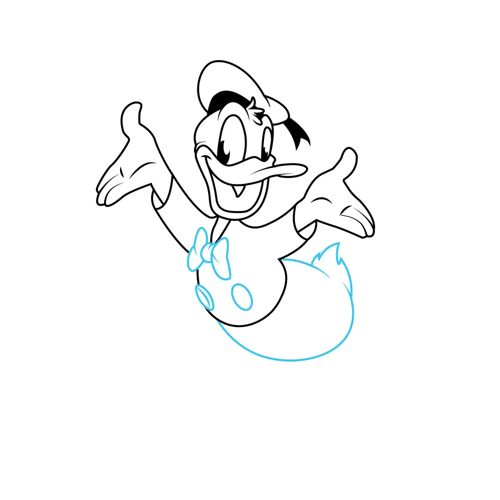 How to Draw Donald Duck Step by Step