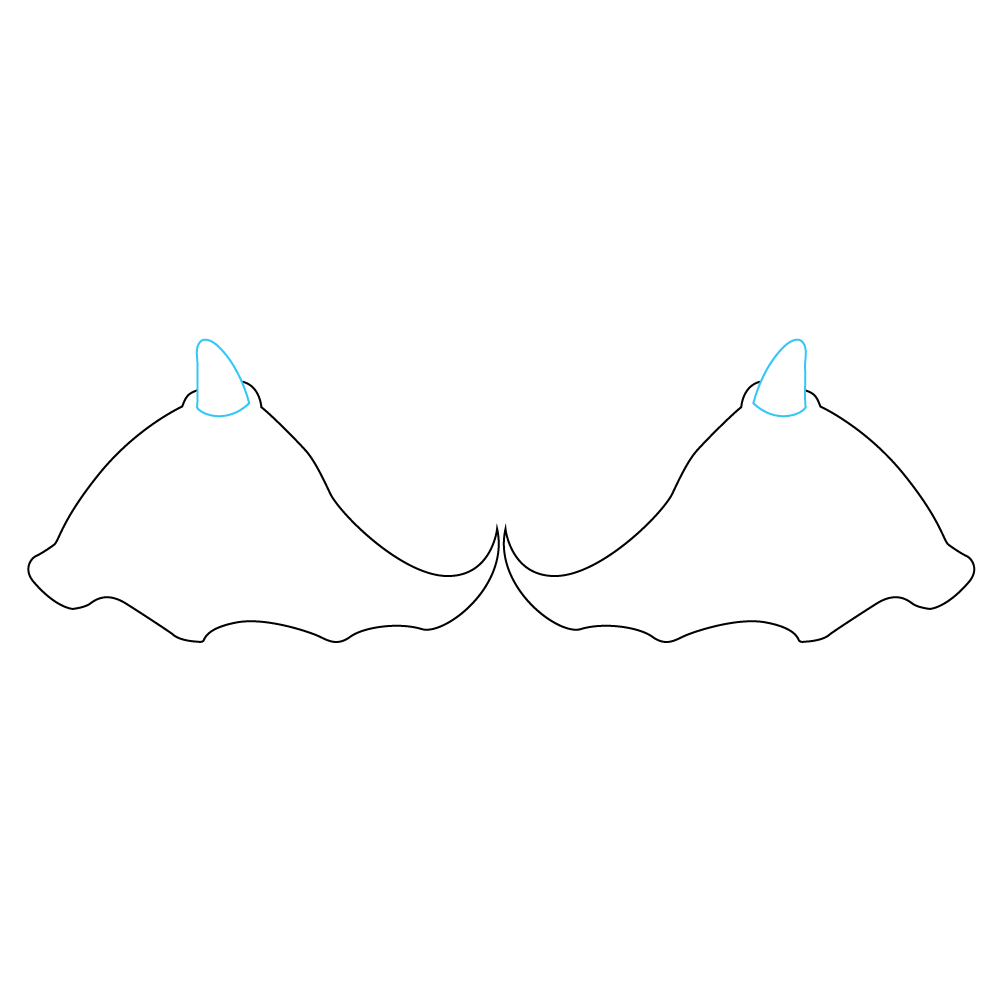 How to Draw Dragon Wings Step by Step Step  3