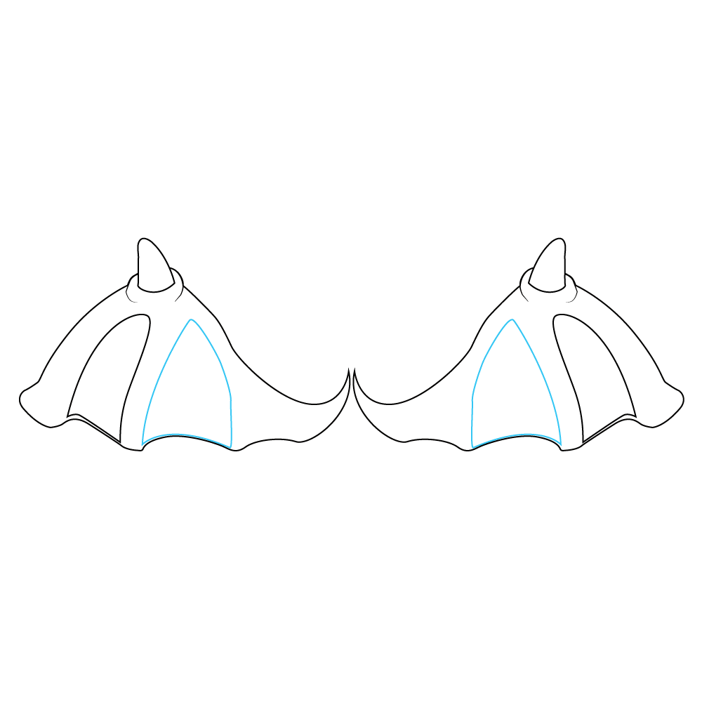 How to Draw Dragon Wings Step by Step Step  6