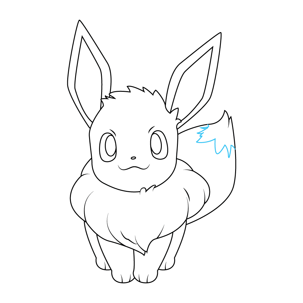 How to Draw Eevee Step by Step Step  10