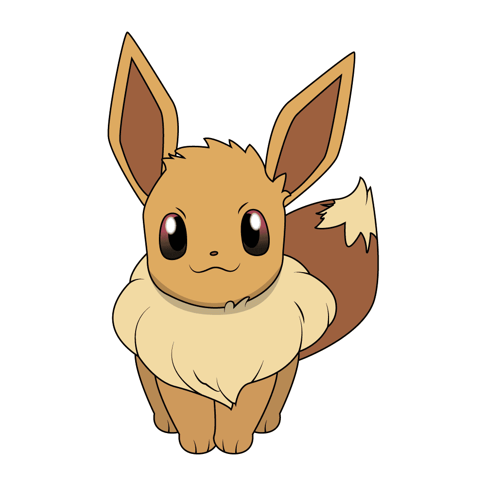 How to Draw Eevee Step by Step Step  12