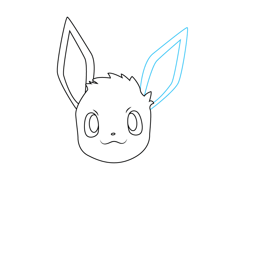 How to Draw Eevee Step by Step Step  4