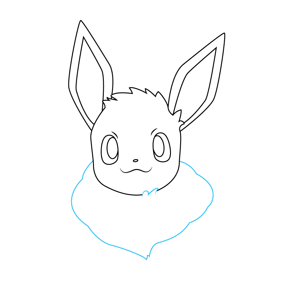 How to Draw Eevee Step by Step Step  5