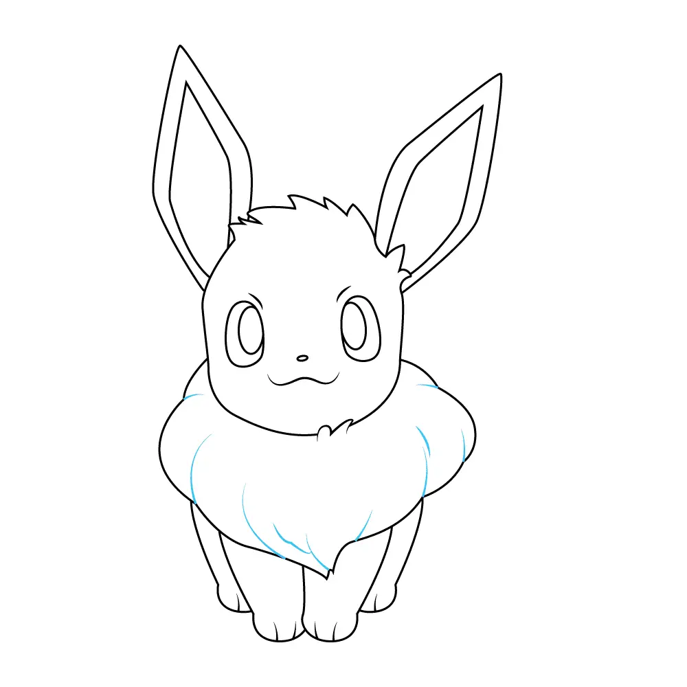 How to Draw Eevee Step by Step Step  8