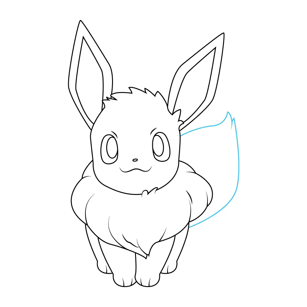 How to Draw Eevee Step by Step Step  9