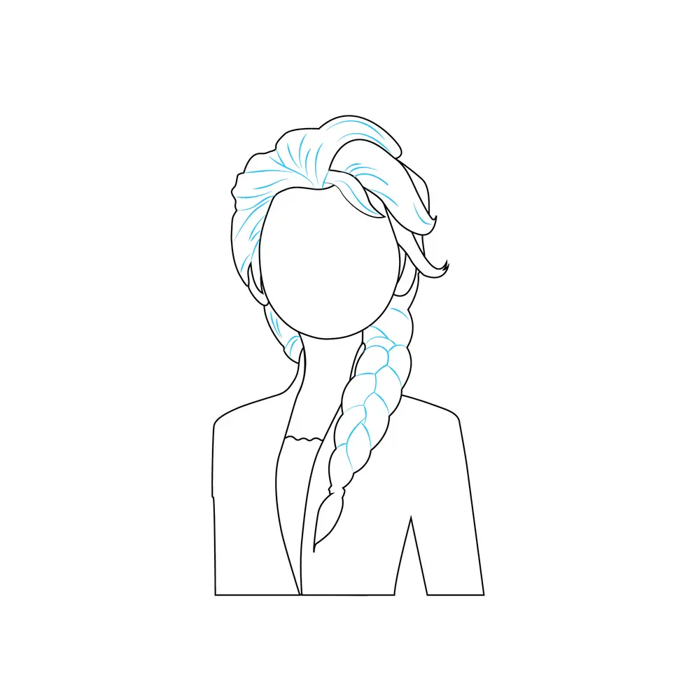 How to Draw Elsa Step by Step