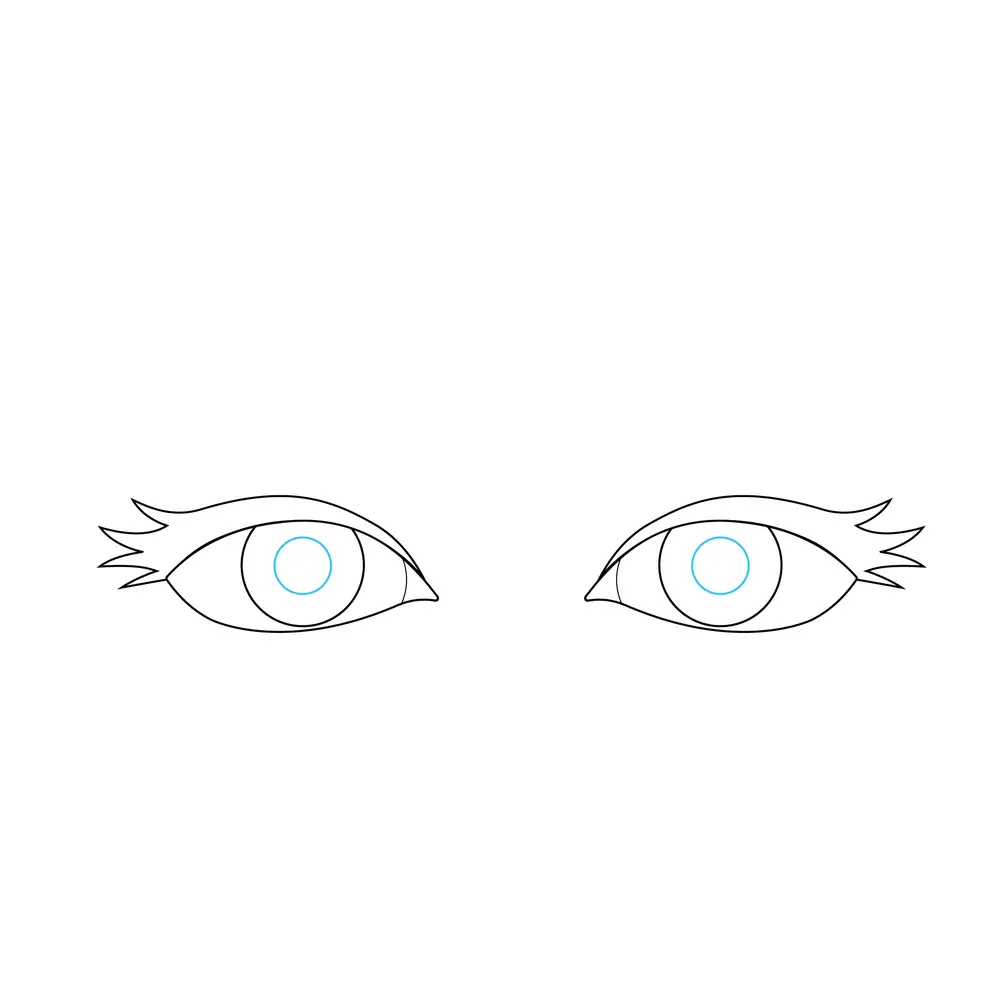 How to Draw Eyes Step by Step Step  5