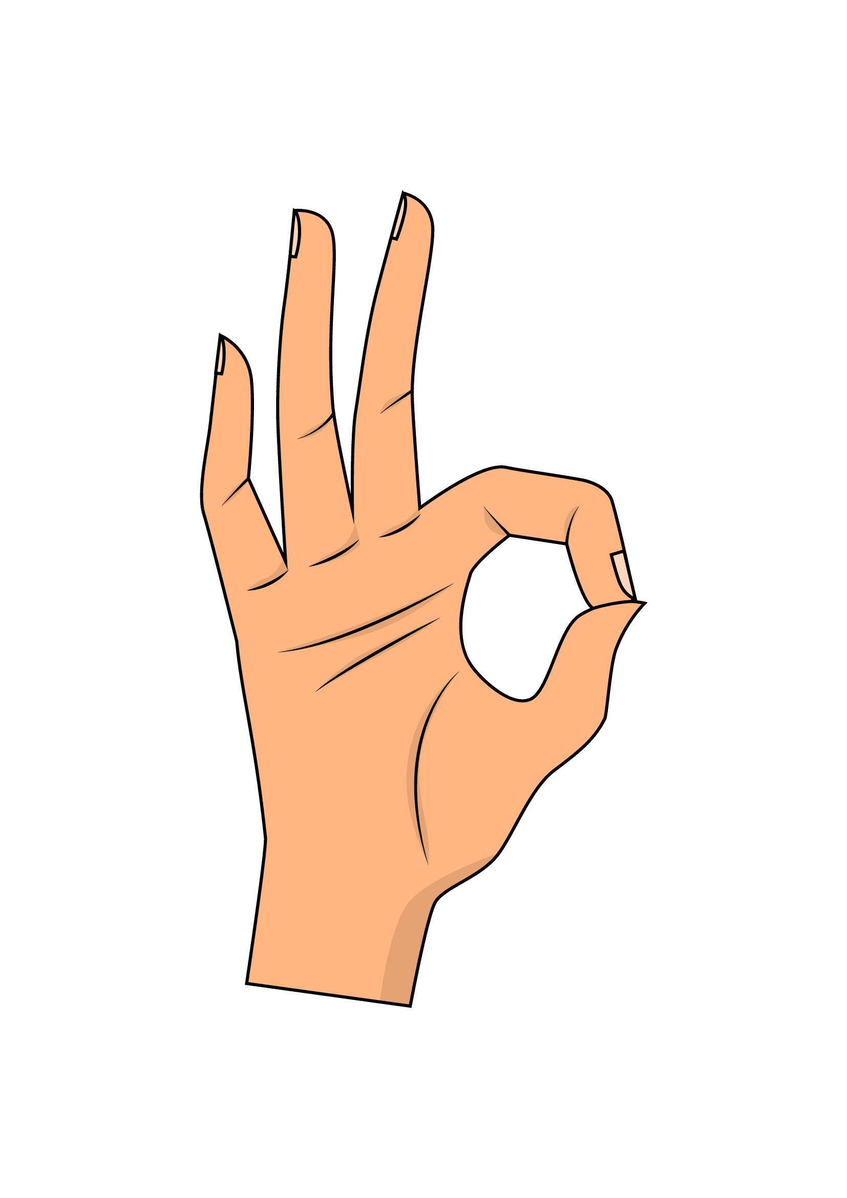 How to Draw Fingers Step by Step Printable