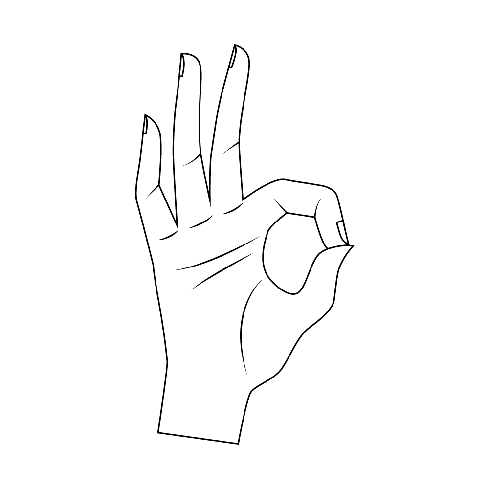 How to Draw Fingers Step by Step Step  10