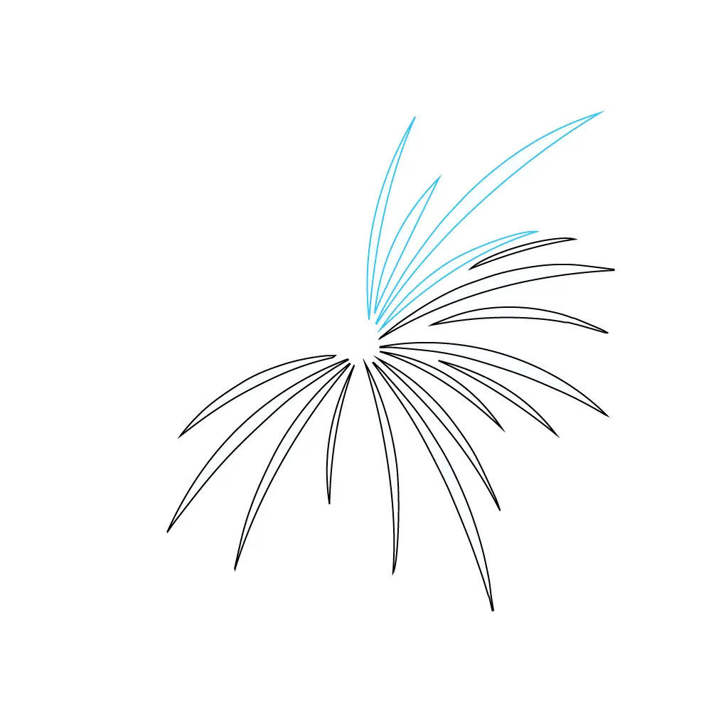How to Draw A Fireworks Step by Step Step  4