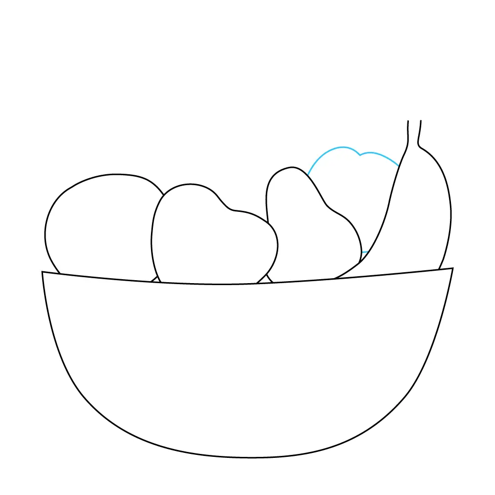 How to Draw Fruits Step by Step Step  6