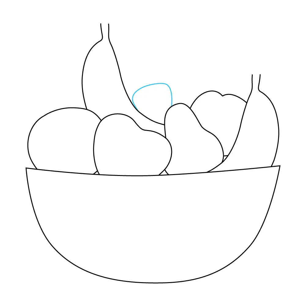 How to Draw Fruits Step by Step Step  8