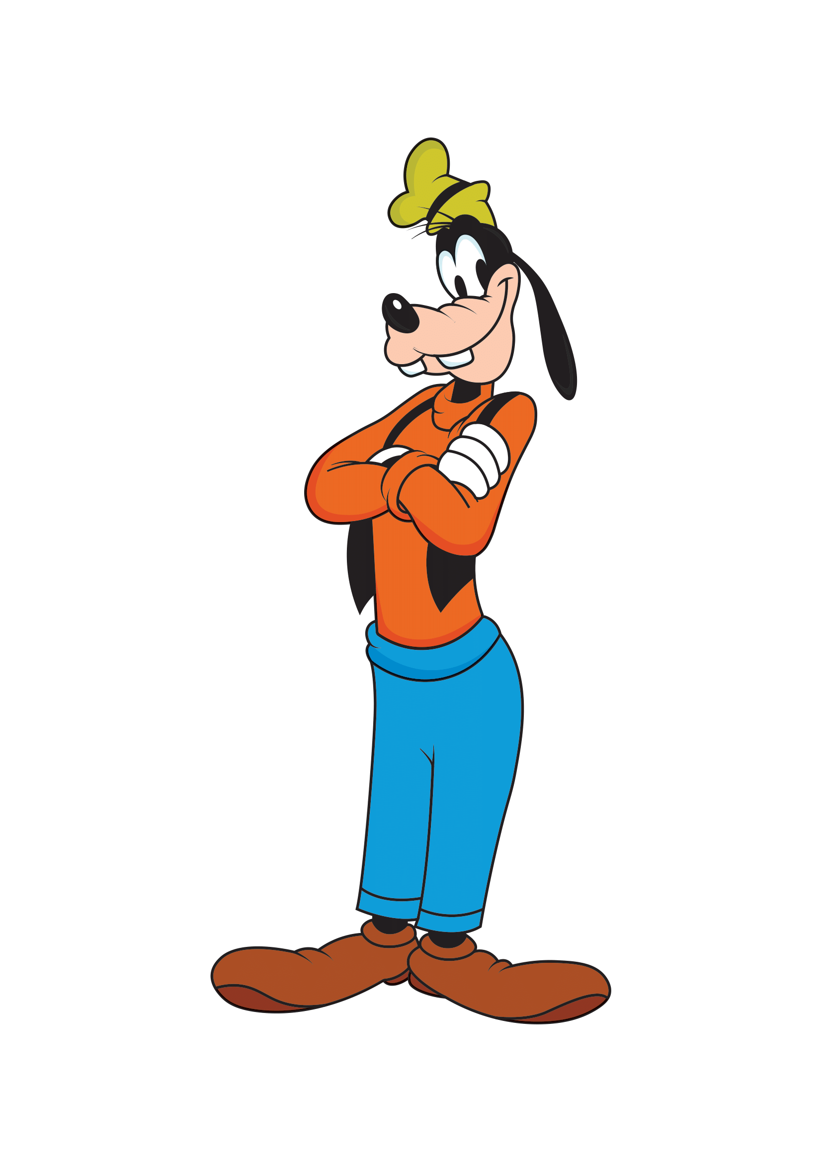 How to Draw Goofy Step by Step Printable