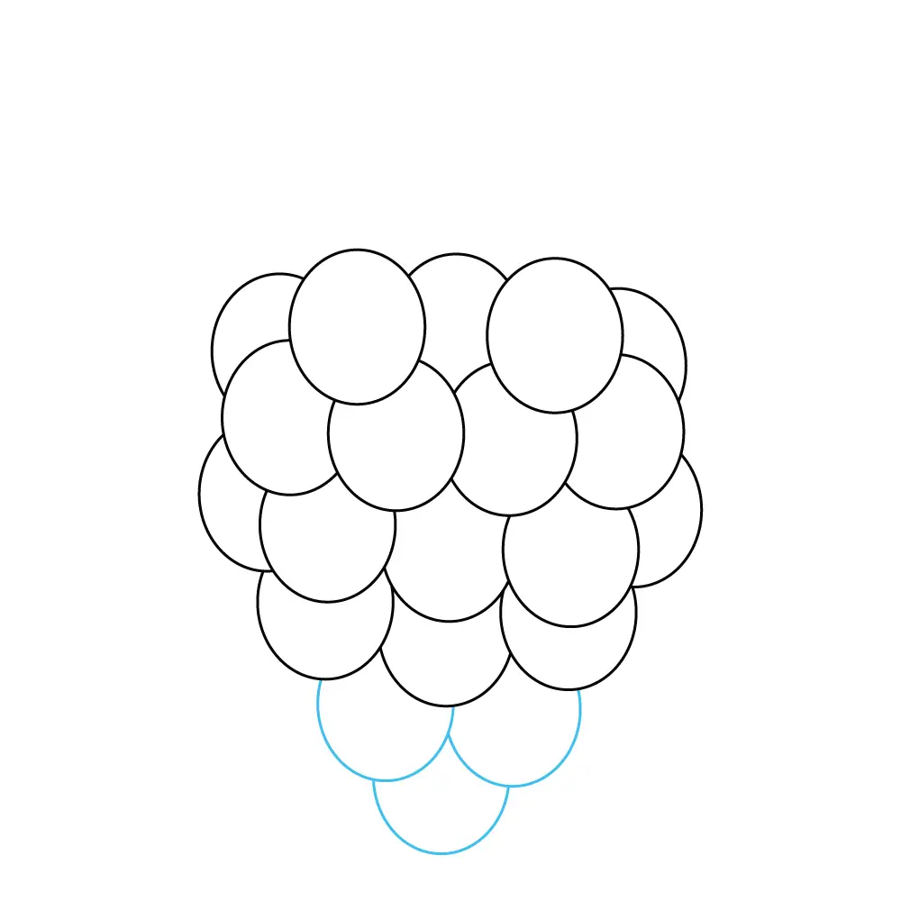 How to Draw Grapes Step by Step Step  7