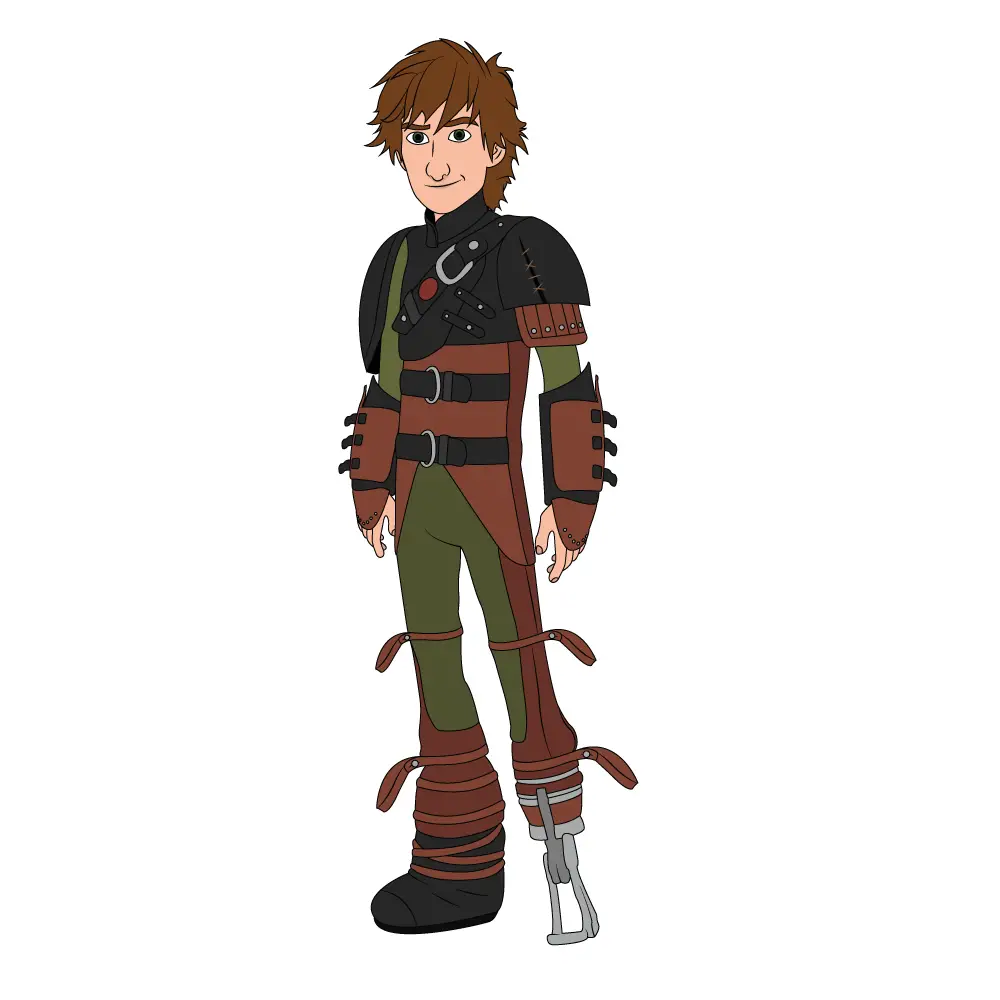 How to Draw Hiccup Step by Step Step  14