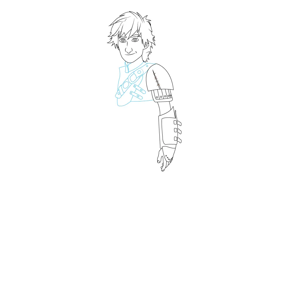 How to Draw Hiccup Step by Step Step  5