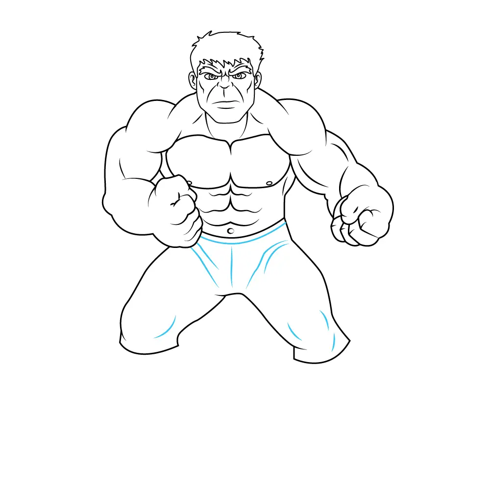 How to Draw Hulk Step by Step Step  10