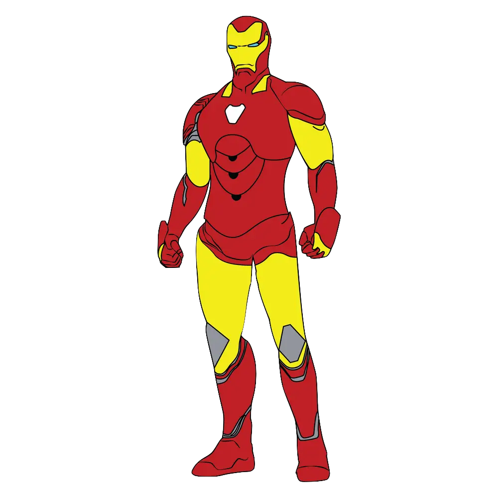 How To Draw IRON MAN 🔴🟡 i n 1 minute! Subscribe on YouTube for the f... |  TikTok