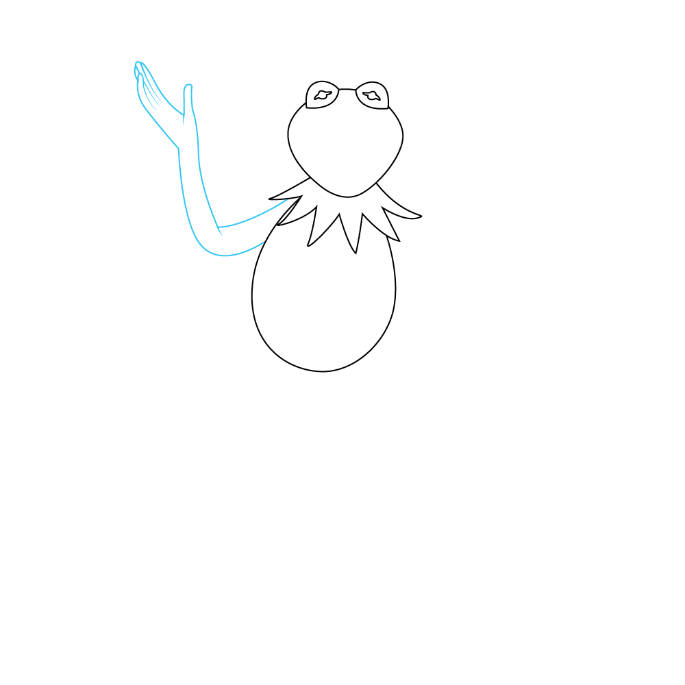 How to Draw Kermit The Frog Step by Step Step  6