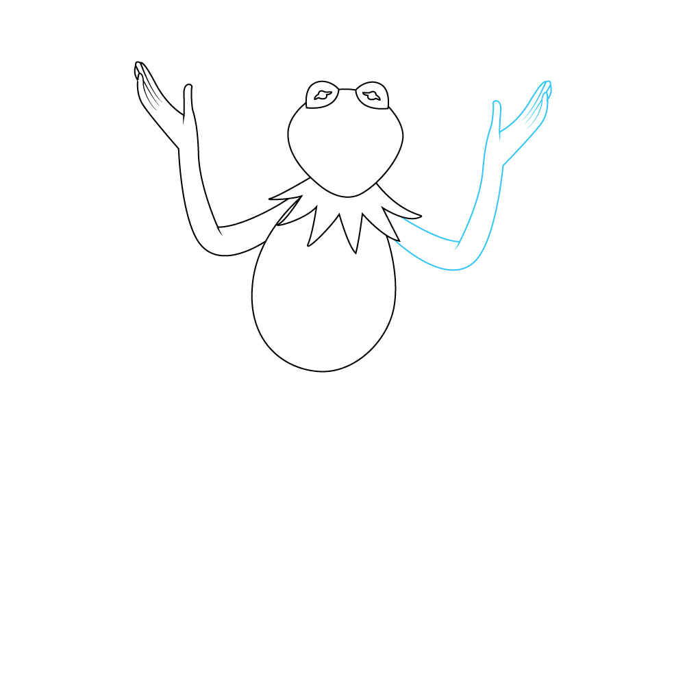 How to Draw Kermit The Frog Step by Step Step  7