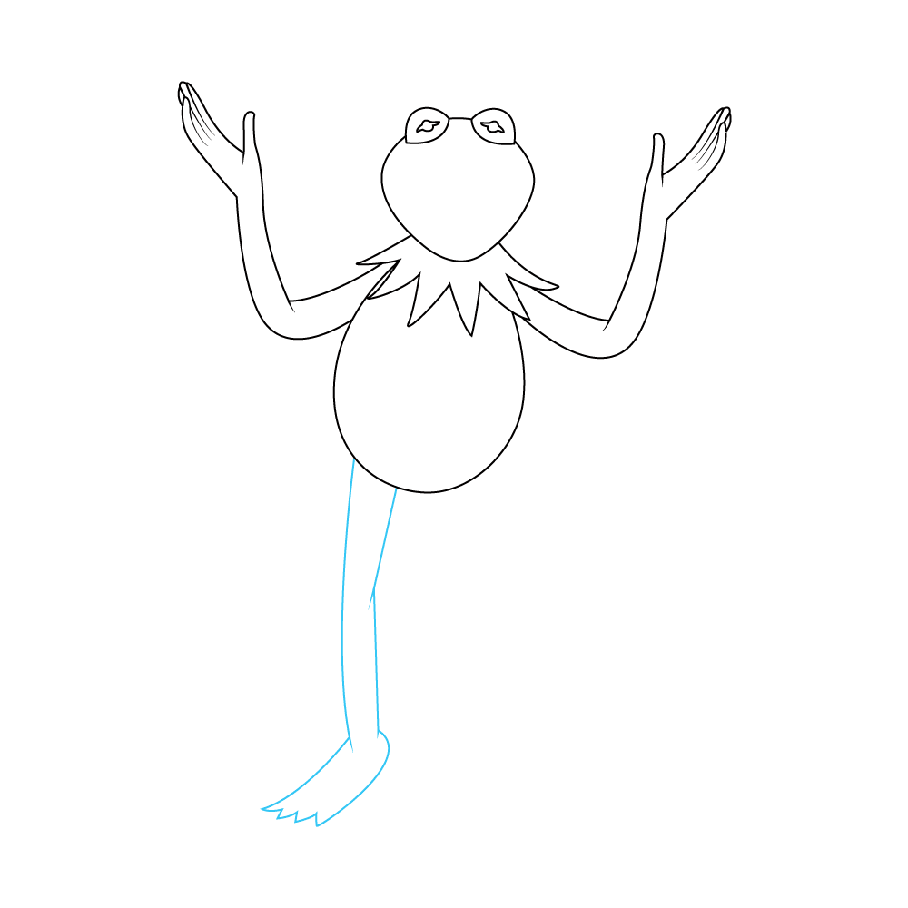 How to Draw Kermit The Frog Step by Step Step  8