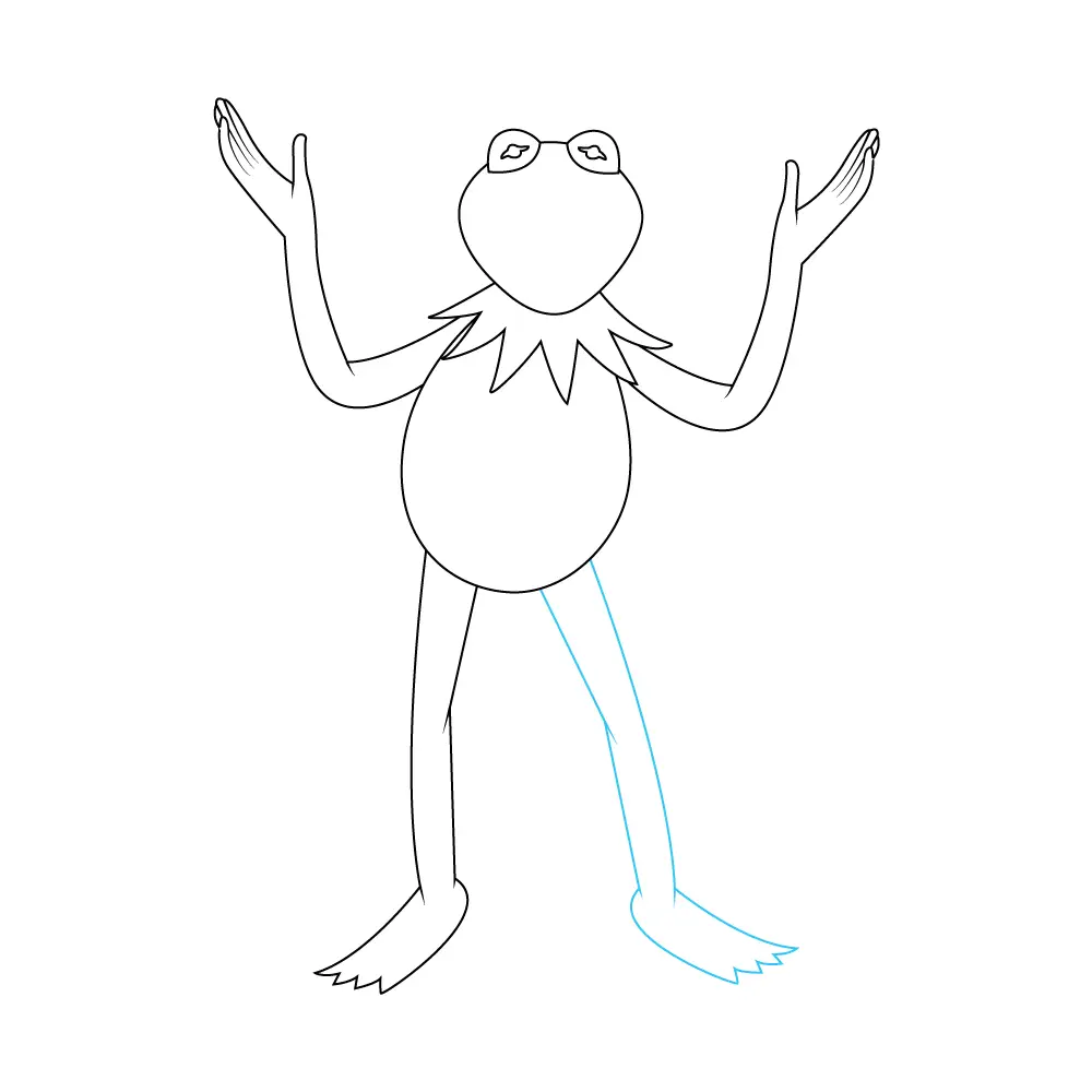 How to Draw Kermit The Frog Step by Step Step  9