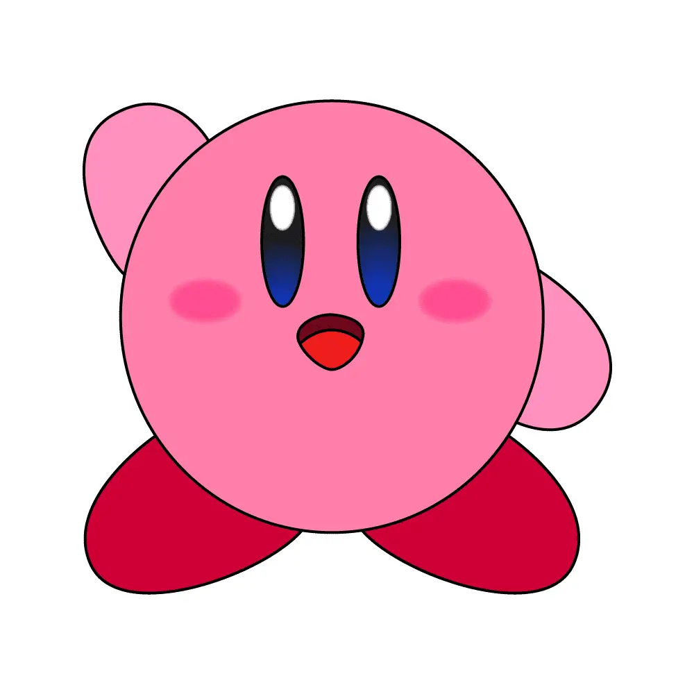 How to Draw Kirby Step by Step Step  10