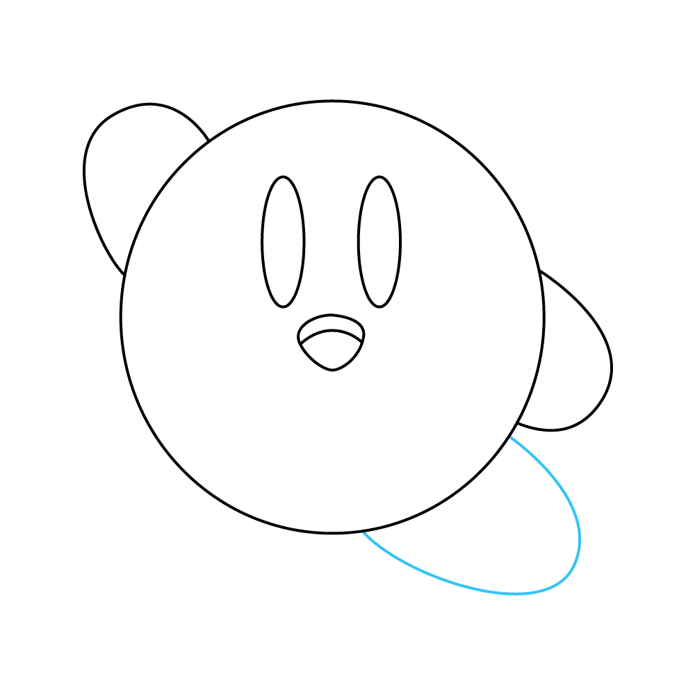 How to Draw Kirby Step by Step