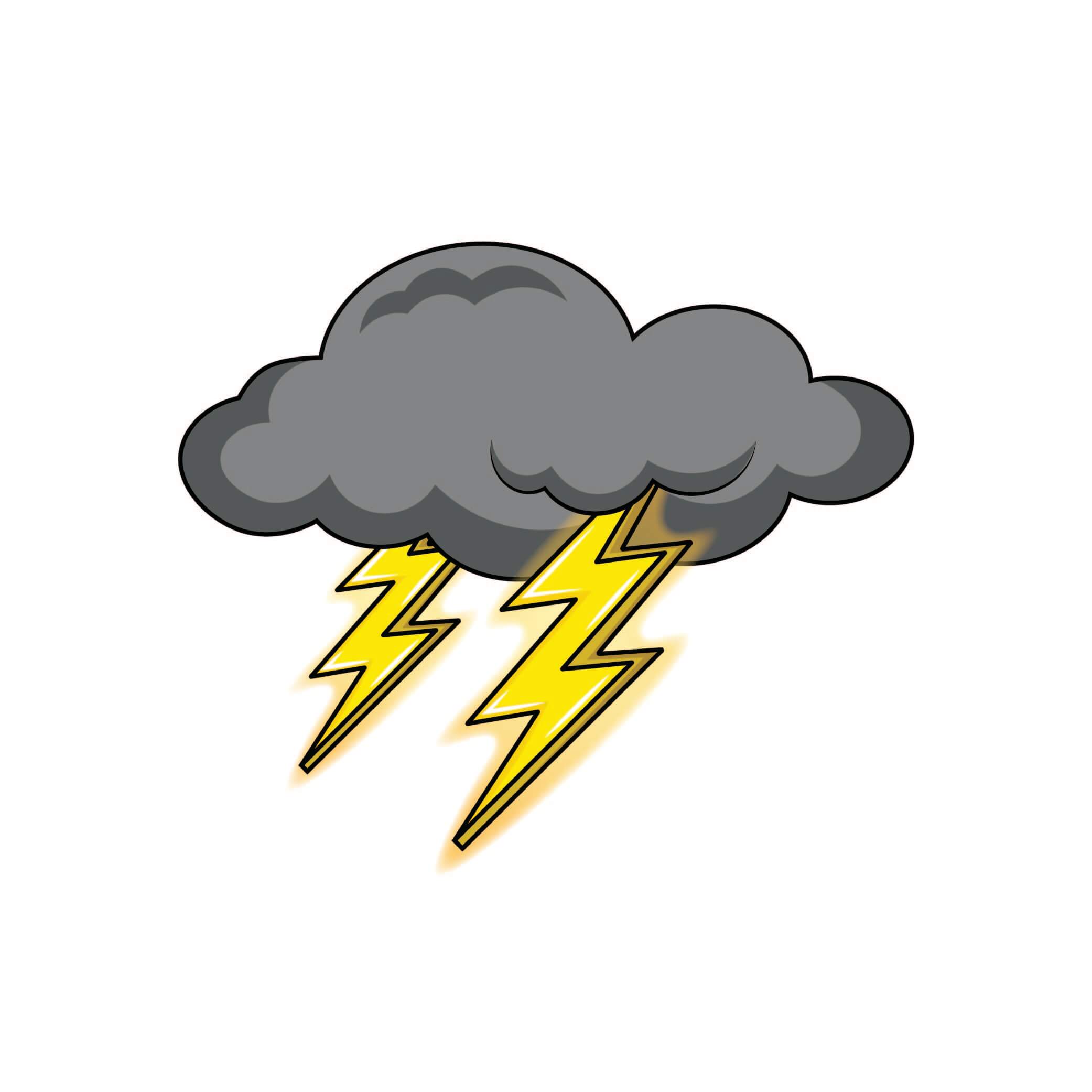 Drawing Of Lightning