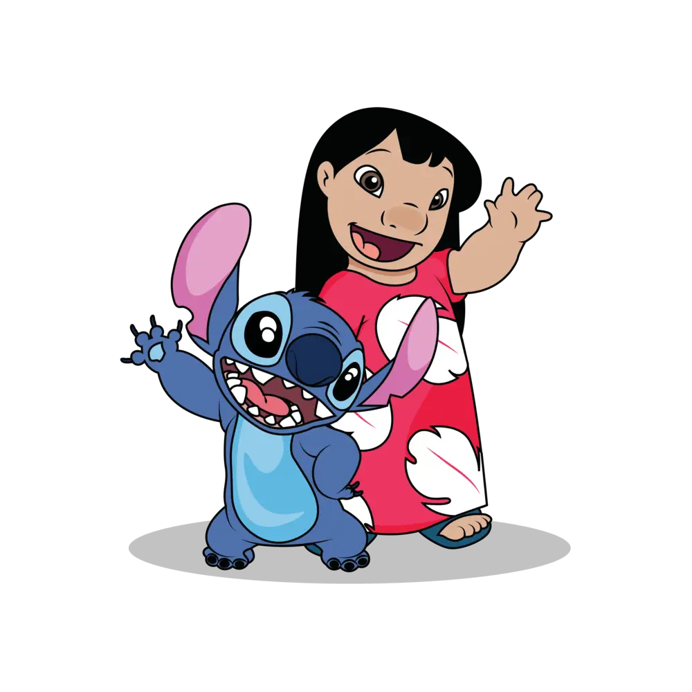 How to Draw Lilo And Stitch Step by Step Thumbnail