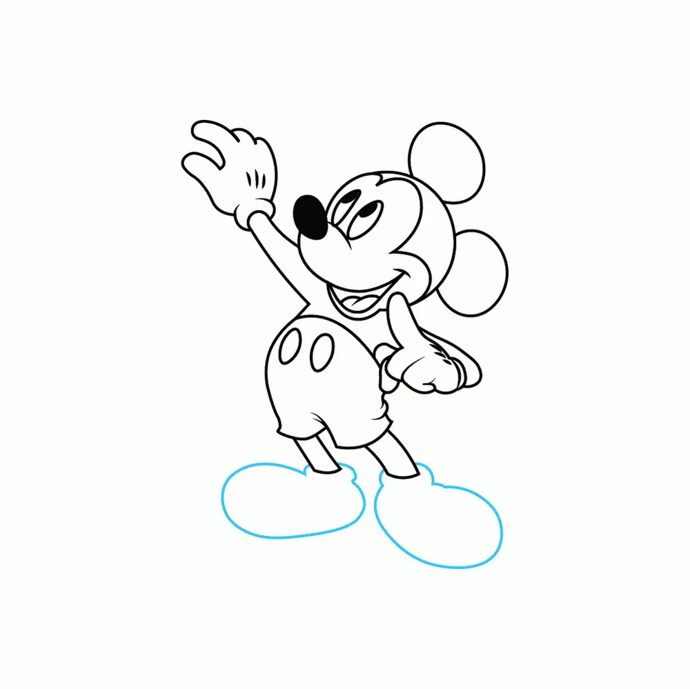 How to Draw Mickey Mouse Step by Step