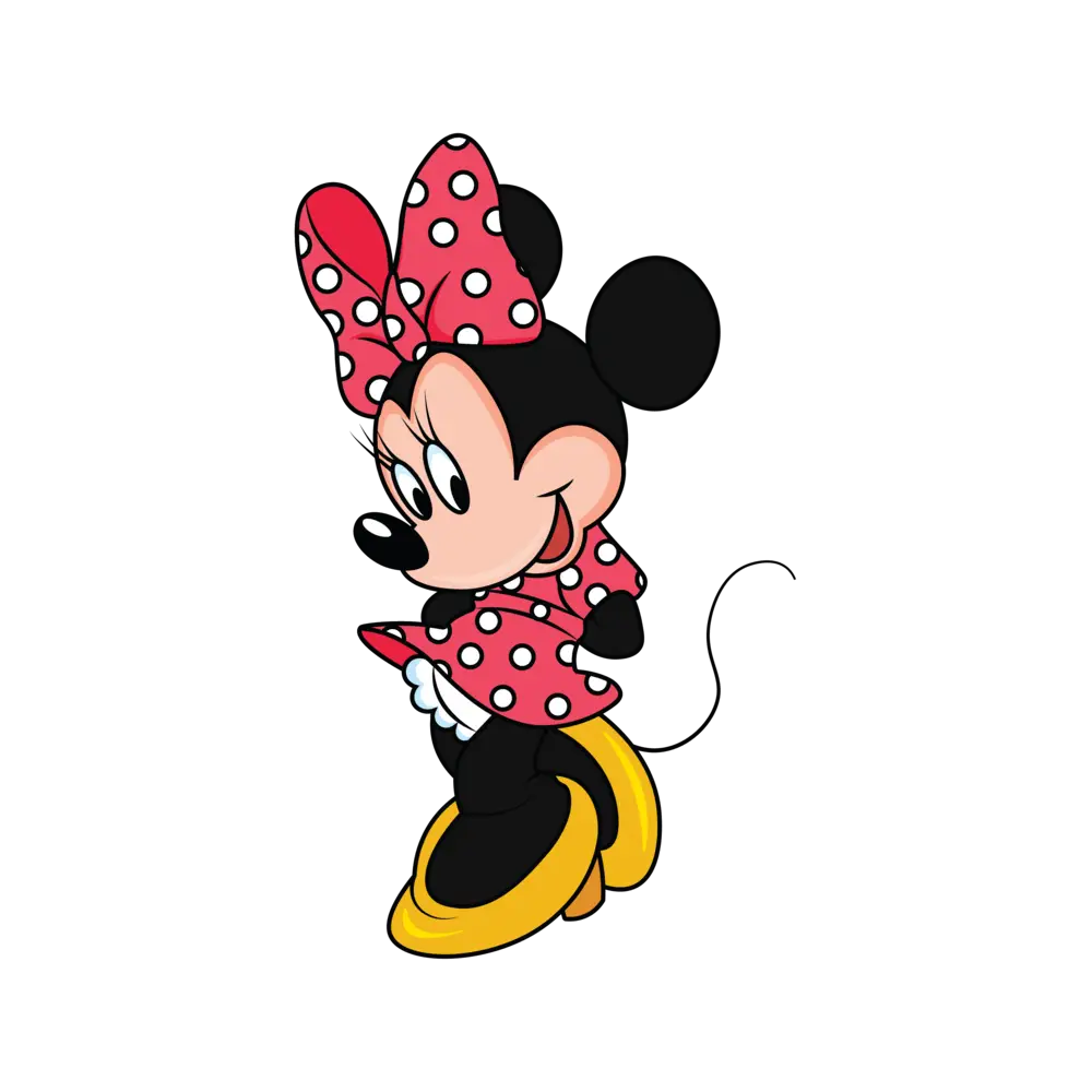 how to draw minnie mouse full body