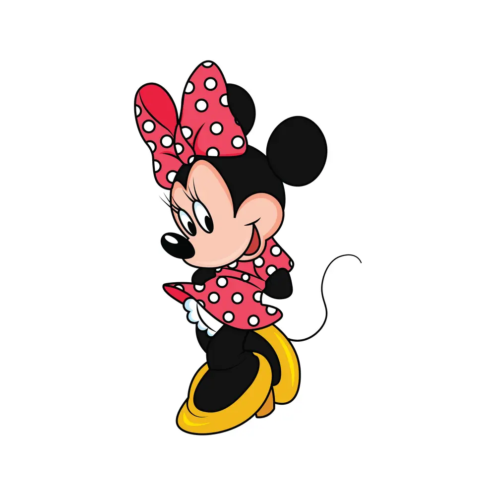 How to Draw Minnie Mouse Step by Step Step  11