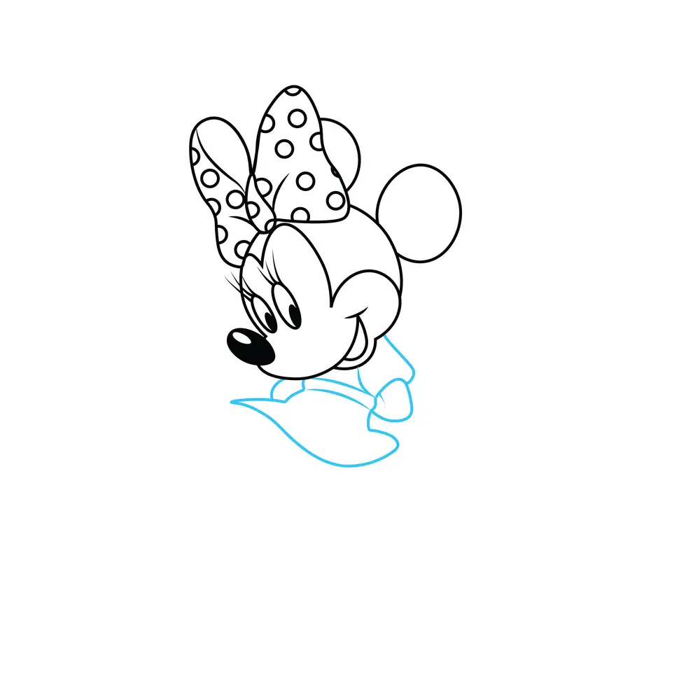 How to Draw Minnie Mouse Step by Step