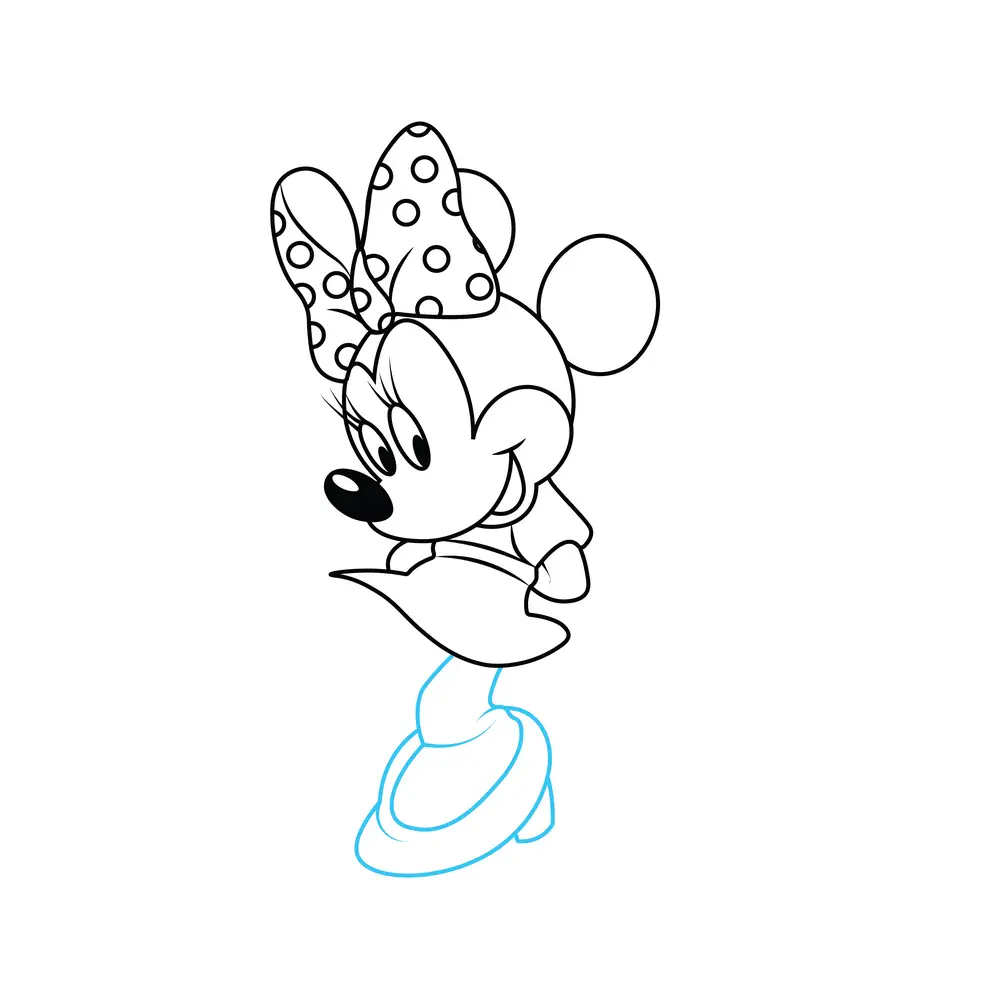 How To Draw Baby Minnie Mouse Step By Step