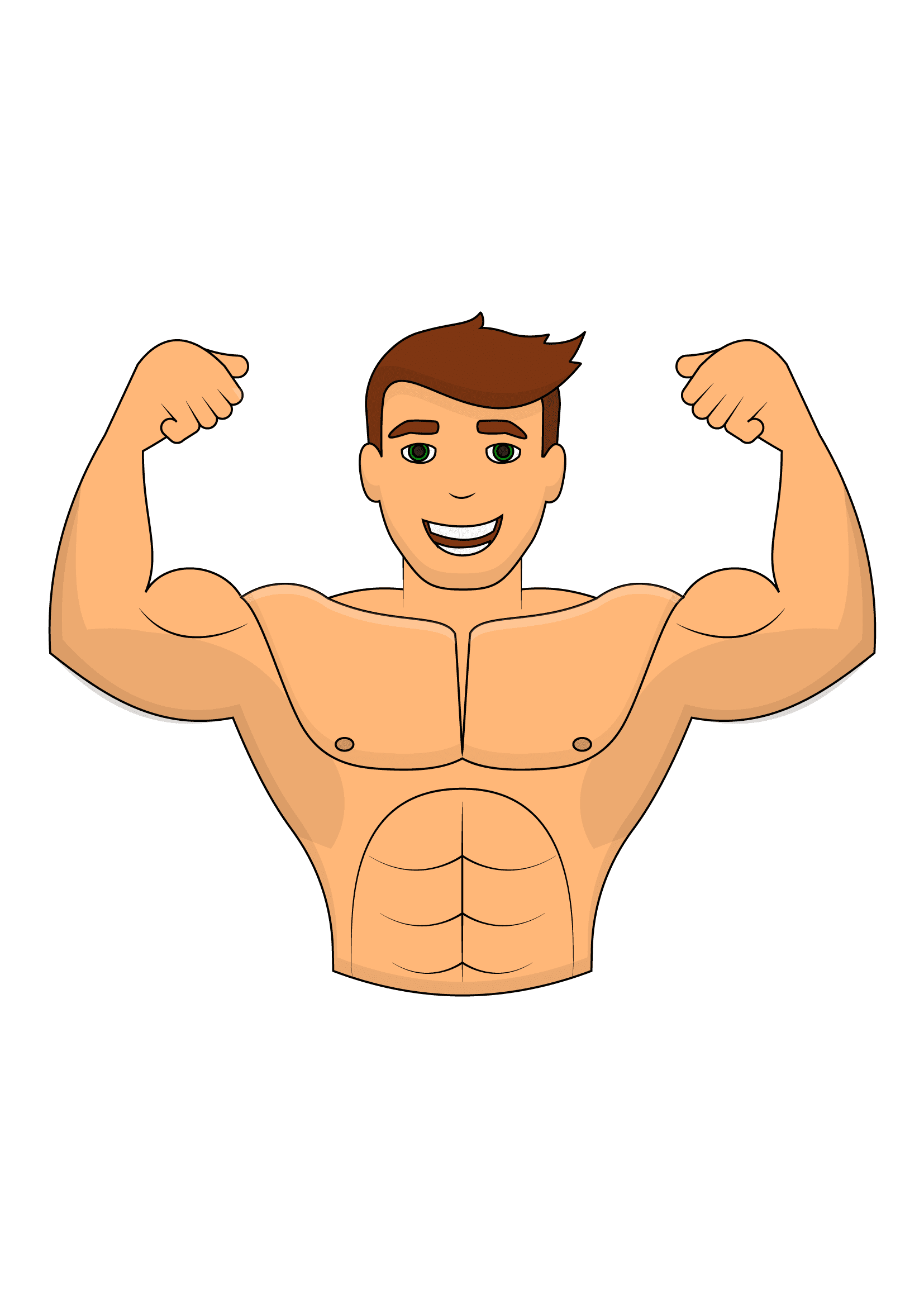 How to Draw Muscles Step by Step Printable