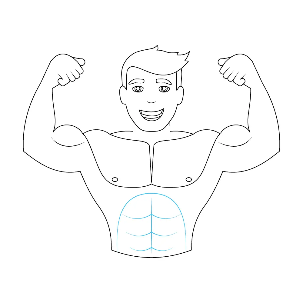 How to Draw Muscles Step by Step Step  10