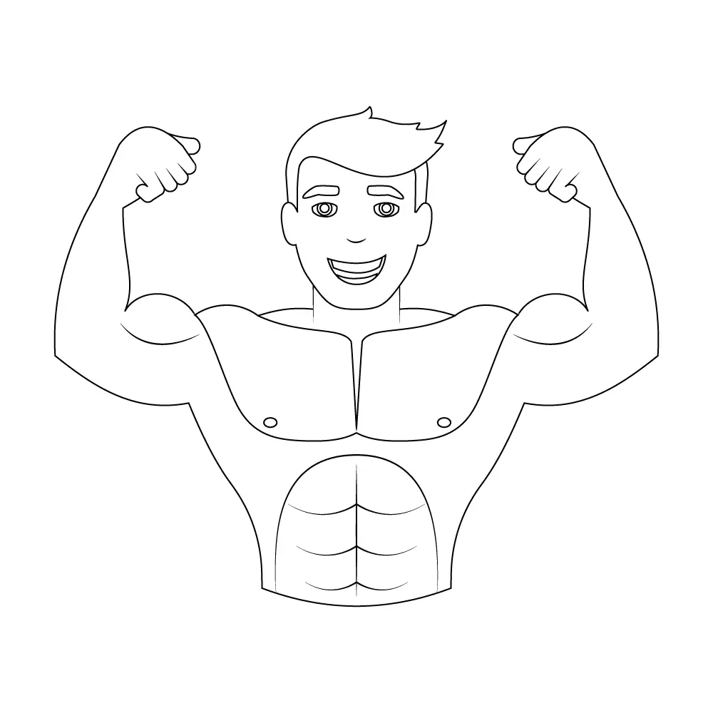 How to Draw Muscles Step by Step Step  11