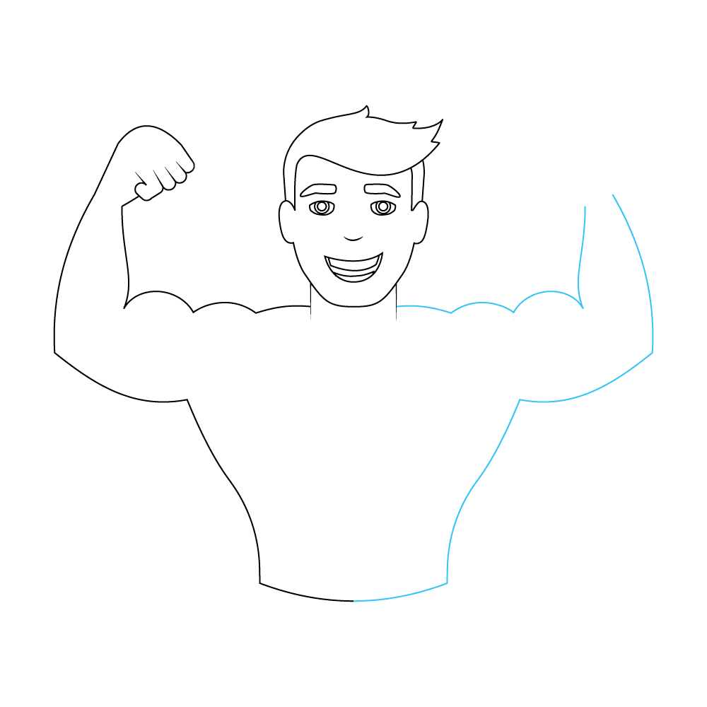 How to Draw Muscles Step by Step Step  6