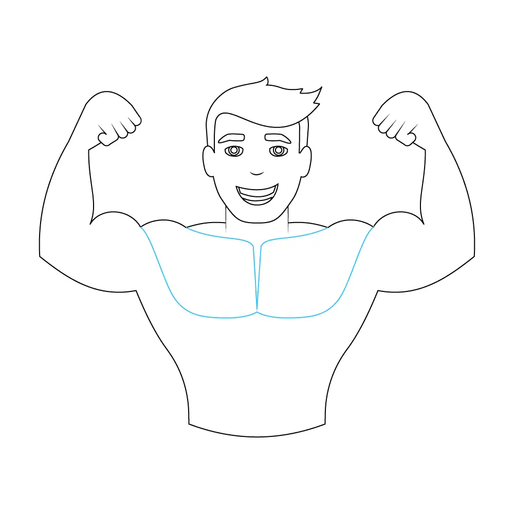 How to Draw Muscles Step by Step Step  8