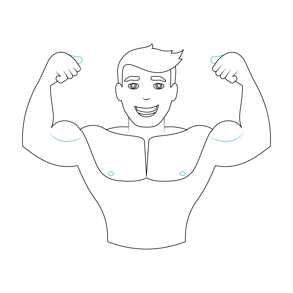 How to Draw Muscles Step by Step Step  9