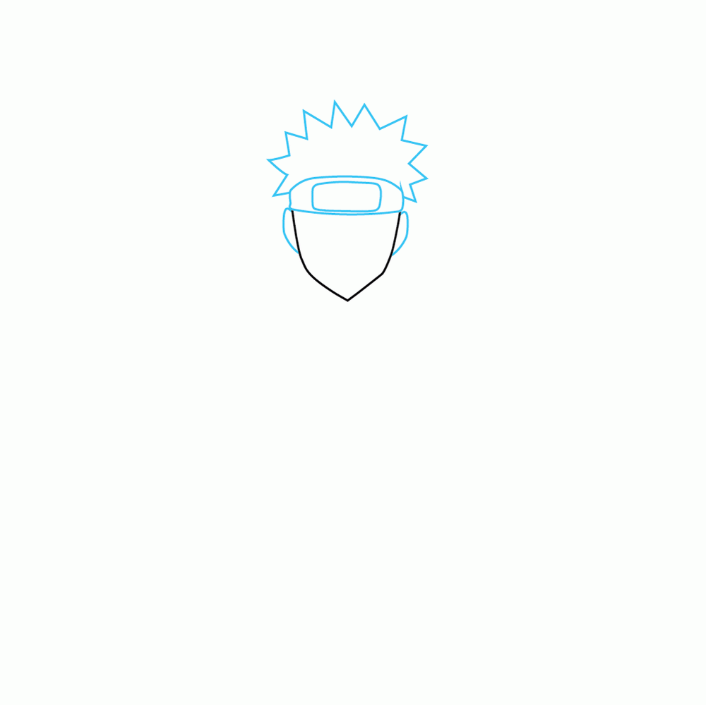 How to Draw Naruto Step by Step Step  2