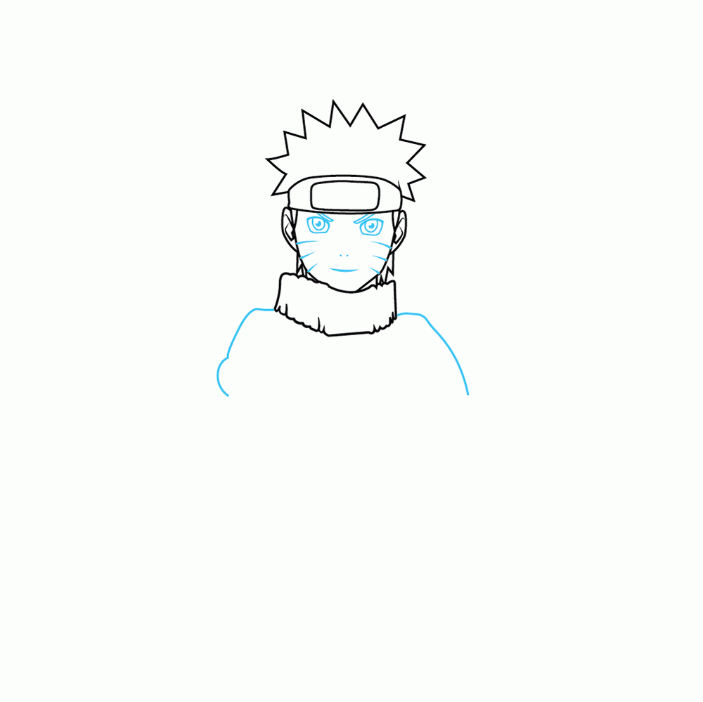 How to Draw Naruto Step by Step Step  4