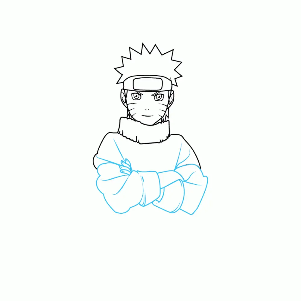 How to Draw Naruto Step by Step Step  5