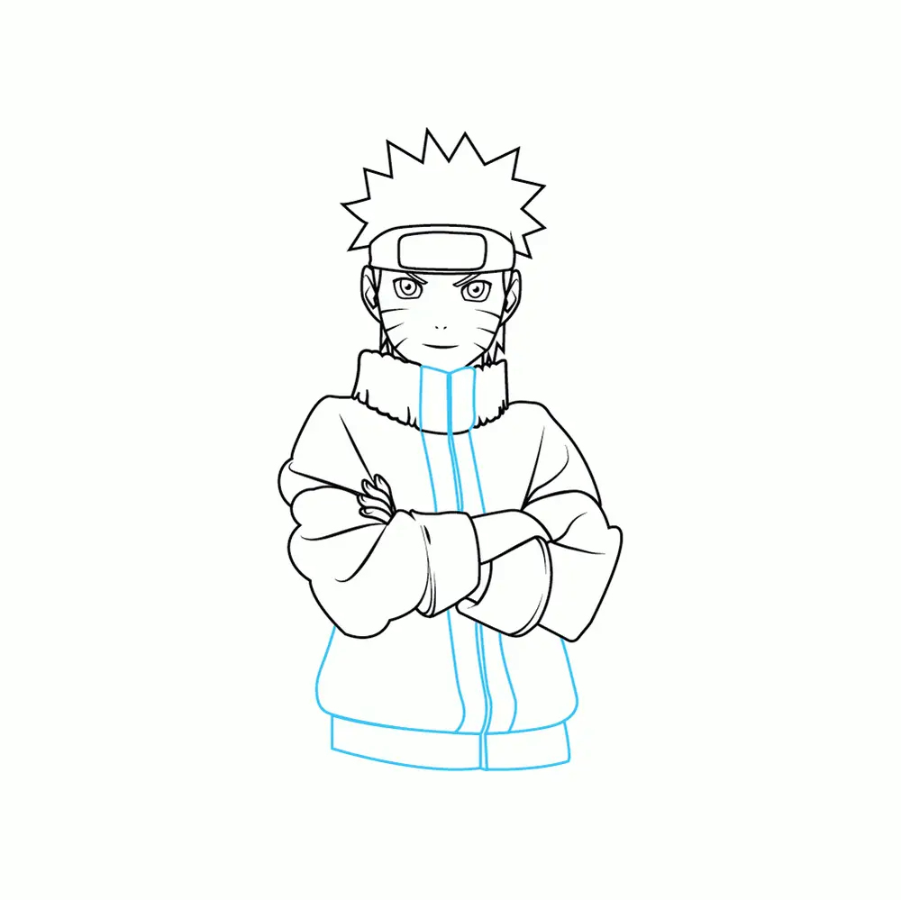 How to Draw Naruto Step by Step Step  6
