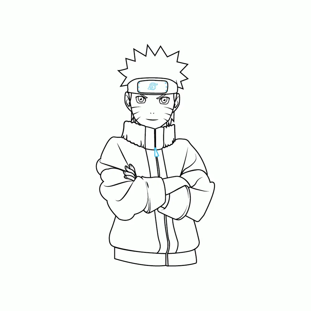 How to Draw Naruto Step by Step Step  7