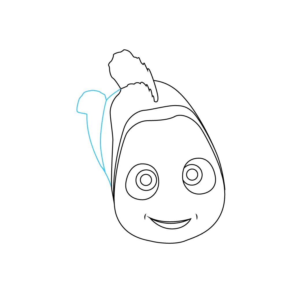 How to Draw Nemo Step by Step Step  5