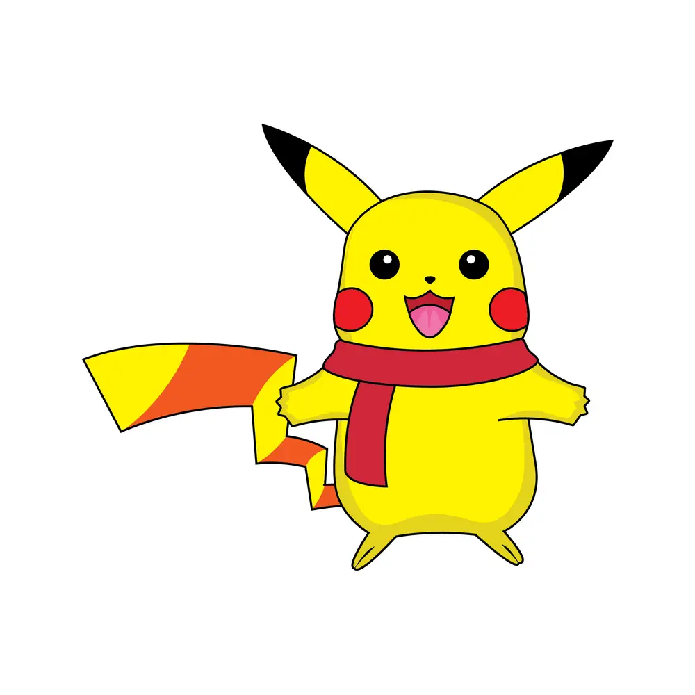 How to Draw Pikachu Step by Step Step  11