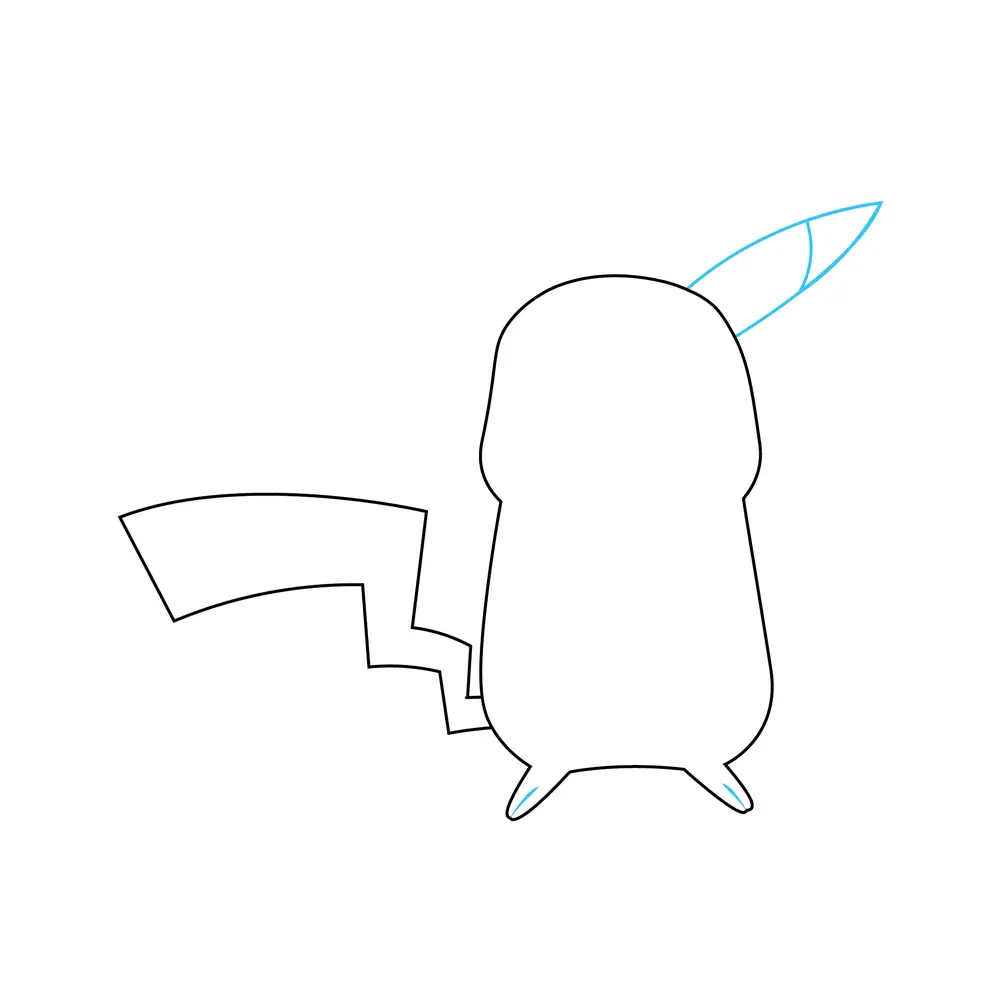 How to Draw Pikachu Step by Step Step  3