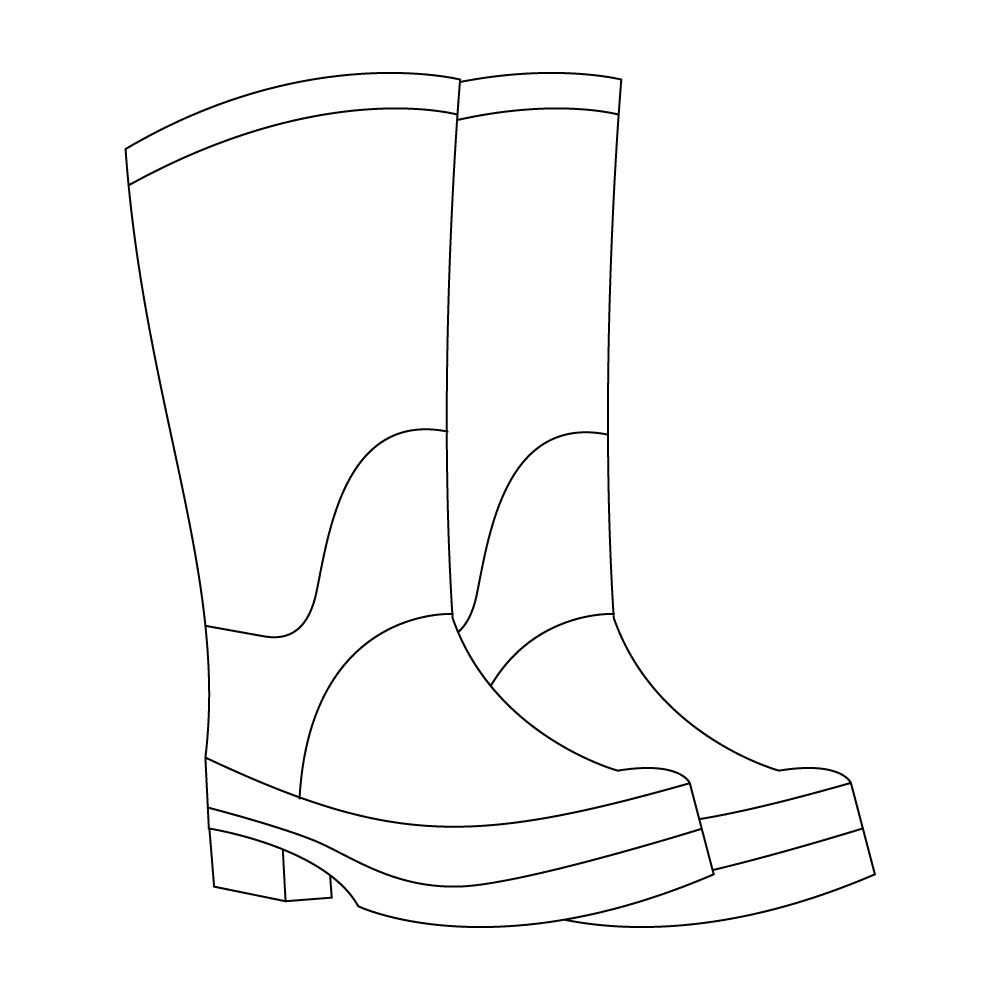 How to Draw Rain Boots Step by Step Step  10